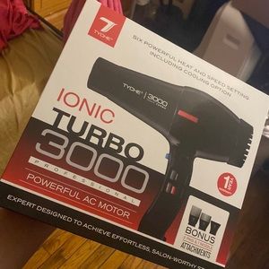 Tyche 3000 ionic technology turbojet blowdryer